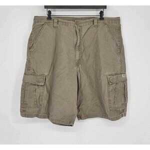 Authentic Issue Wranglers Mens Tan Cargo Shorts Size 40